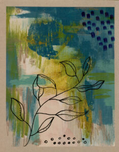 warm-abstract botanical