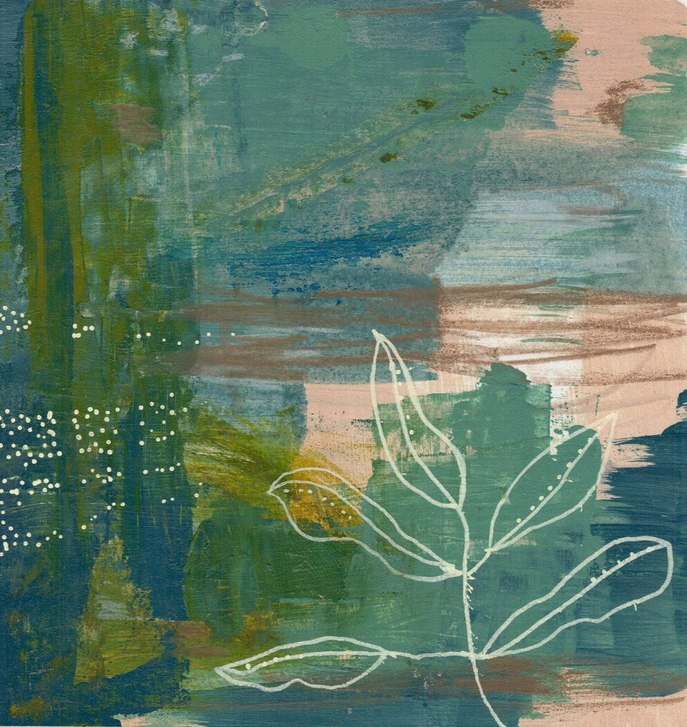 warm-abstract botanical