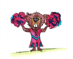 Beaver Cheerleader