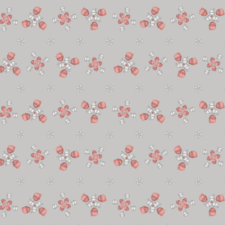 Robot Parts Flower Coral