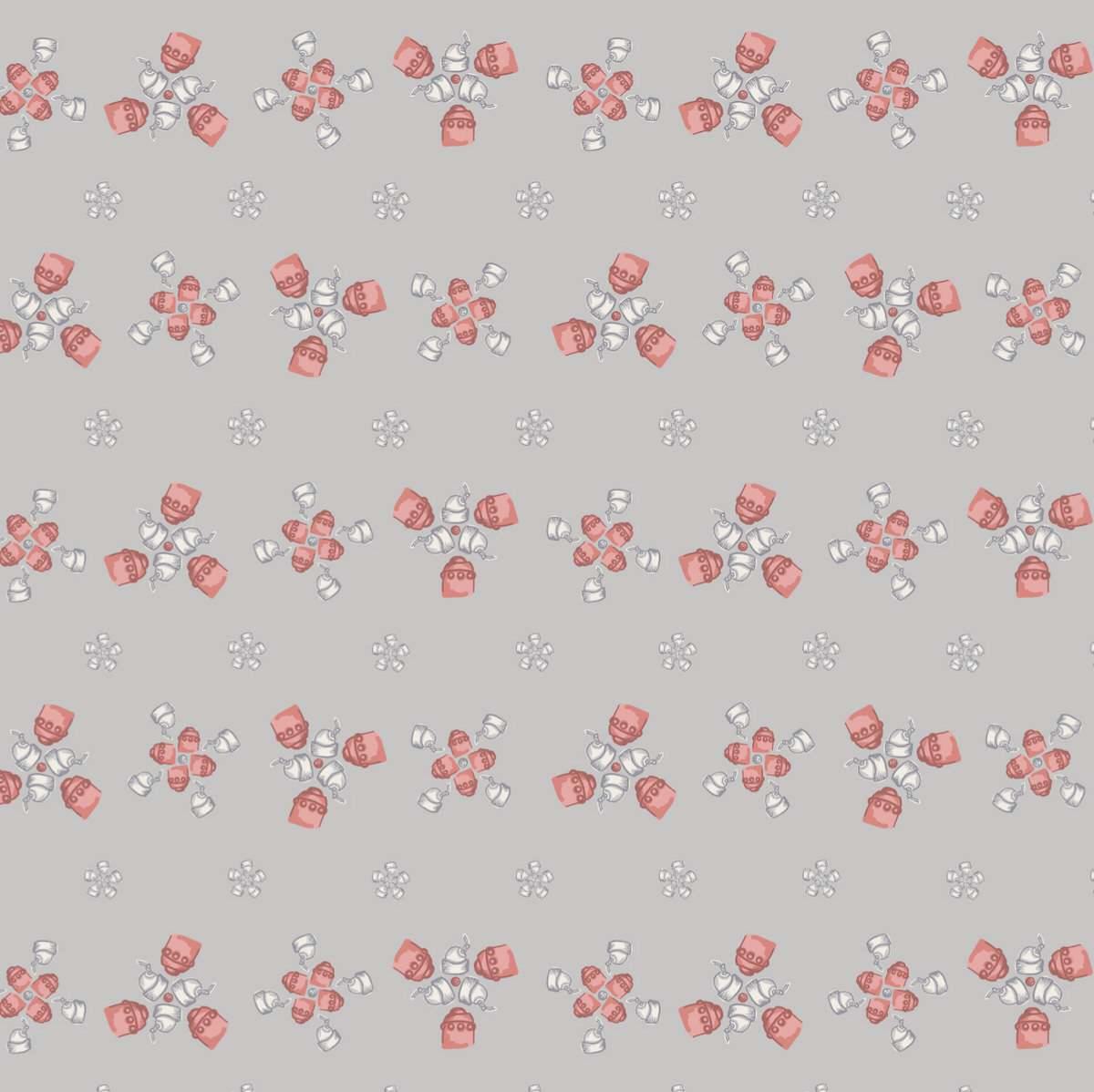 Robot Parts Flower Coral