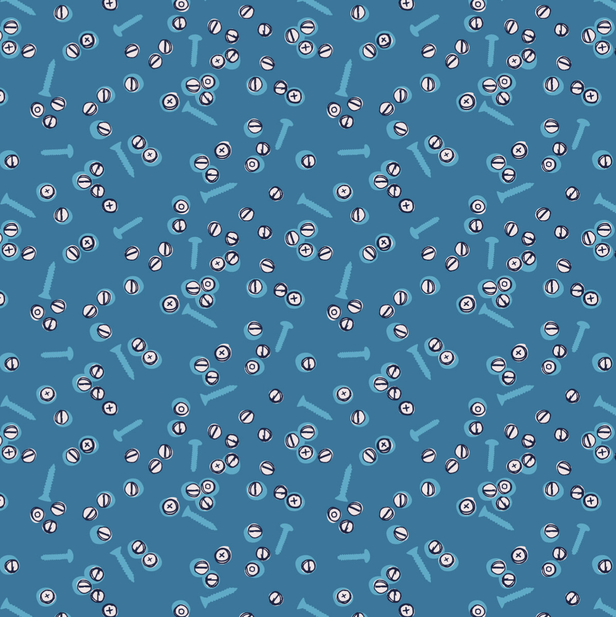 Robot League Screws blue
