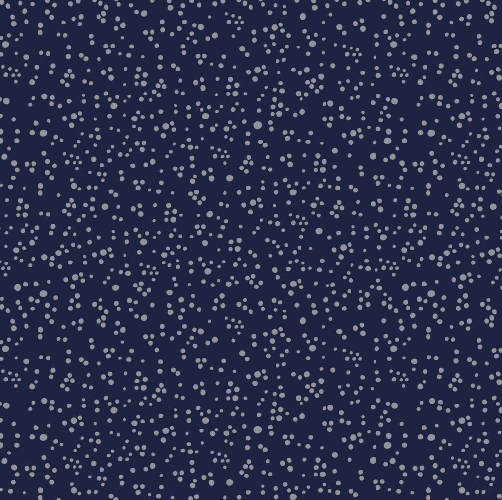 star grey on navy random blender pattern