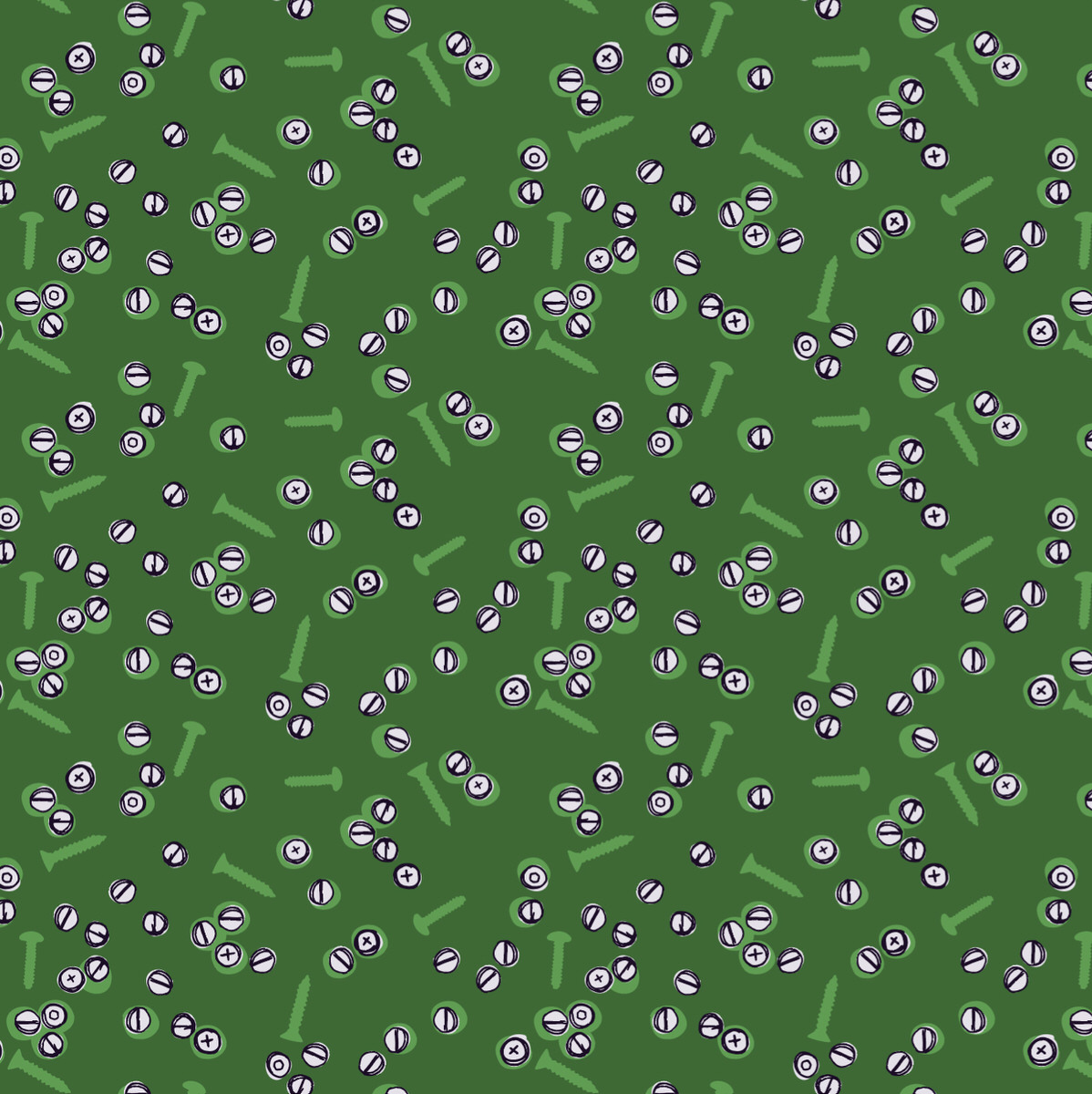 Robot League Screws green