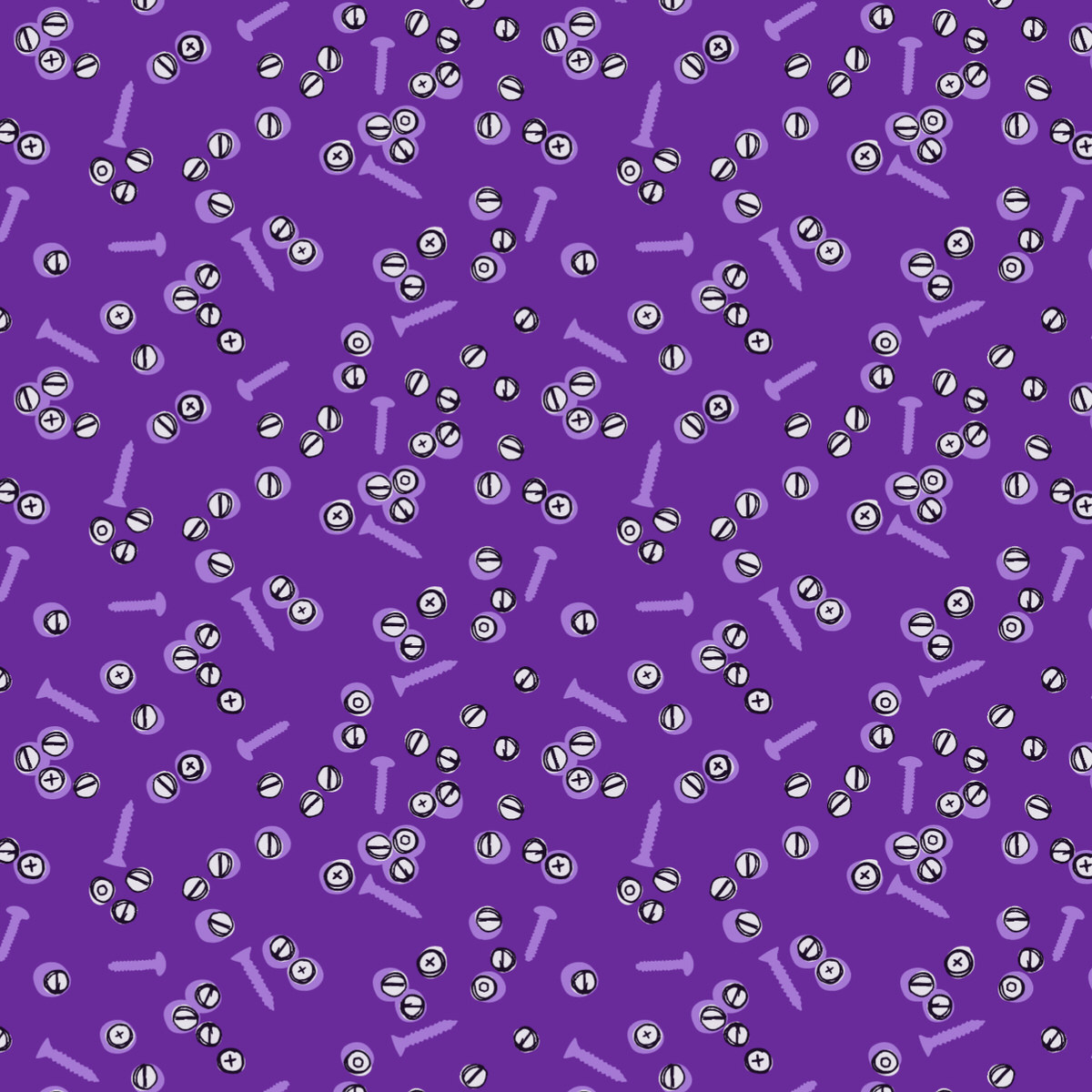 Robot League Screws purple
