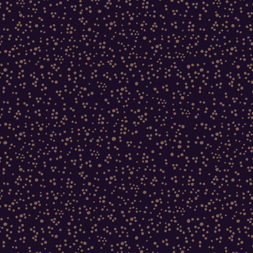 star brown on navy random blender pattern
