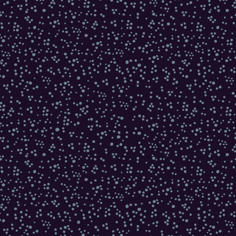 star sky-blue on navy random blender pattern