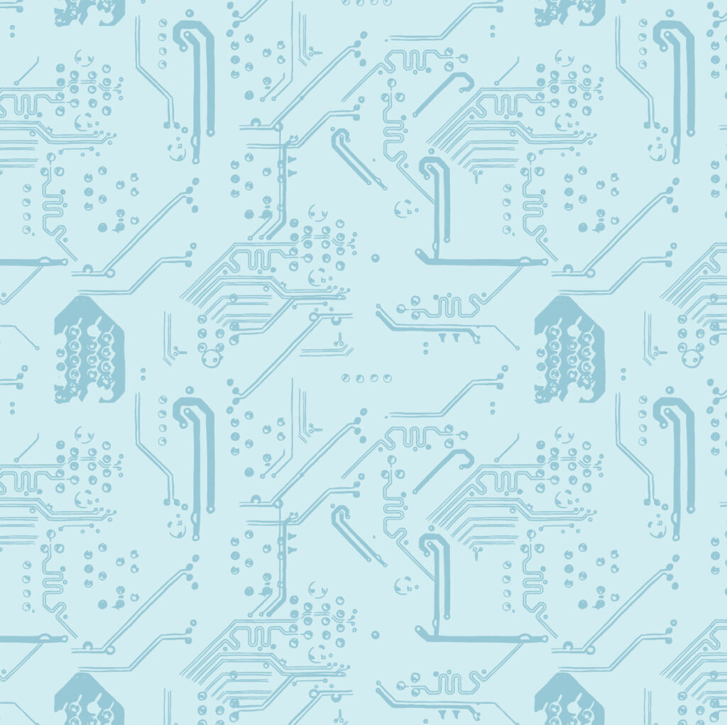Motherboard Blue