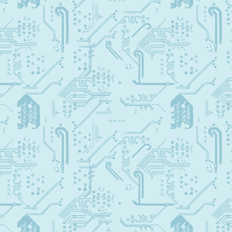 Motherboard Blue