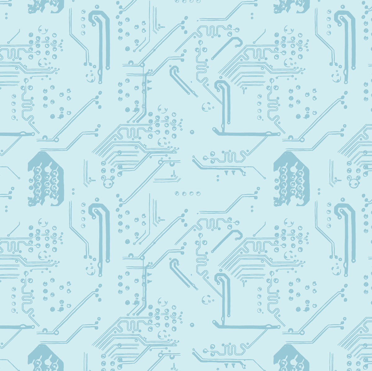 Motherboard Blue
