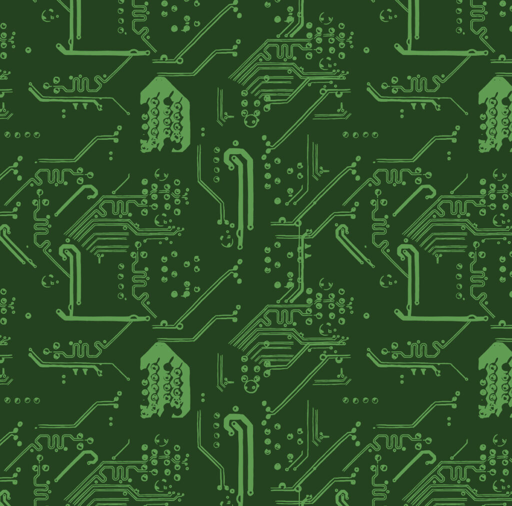 Motherboard Dark Green