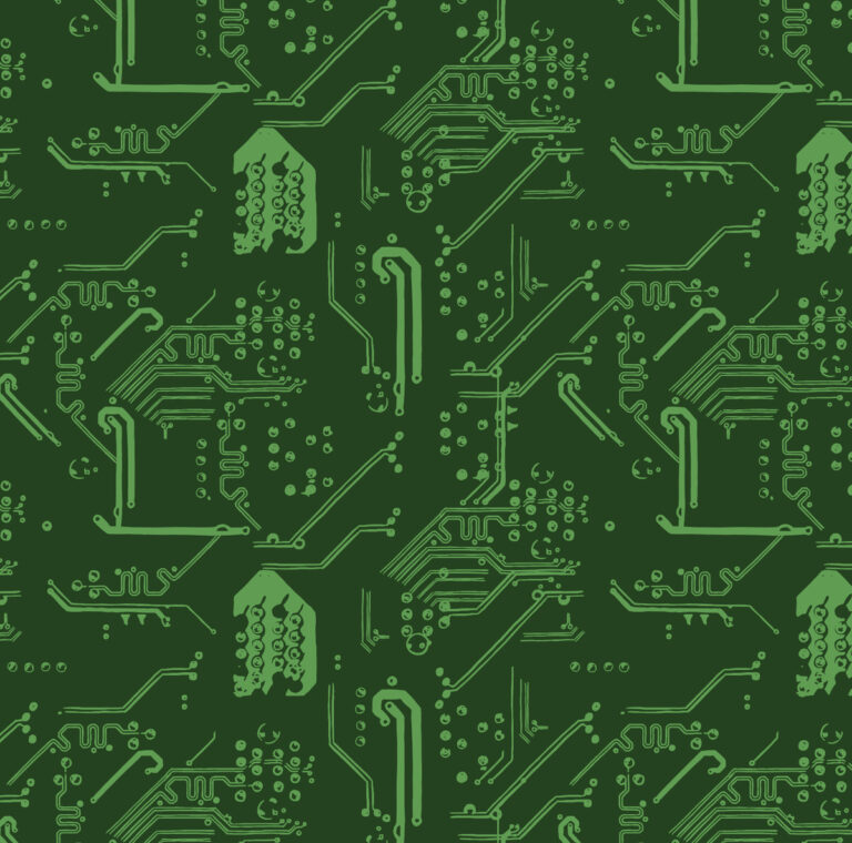 Motherboard Dark Green