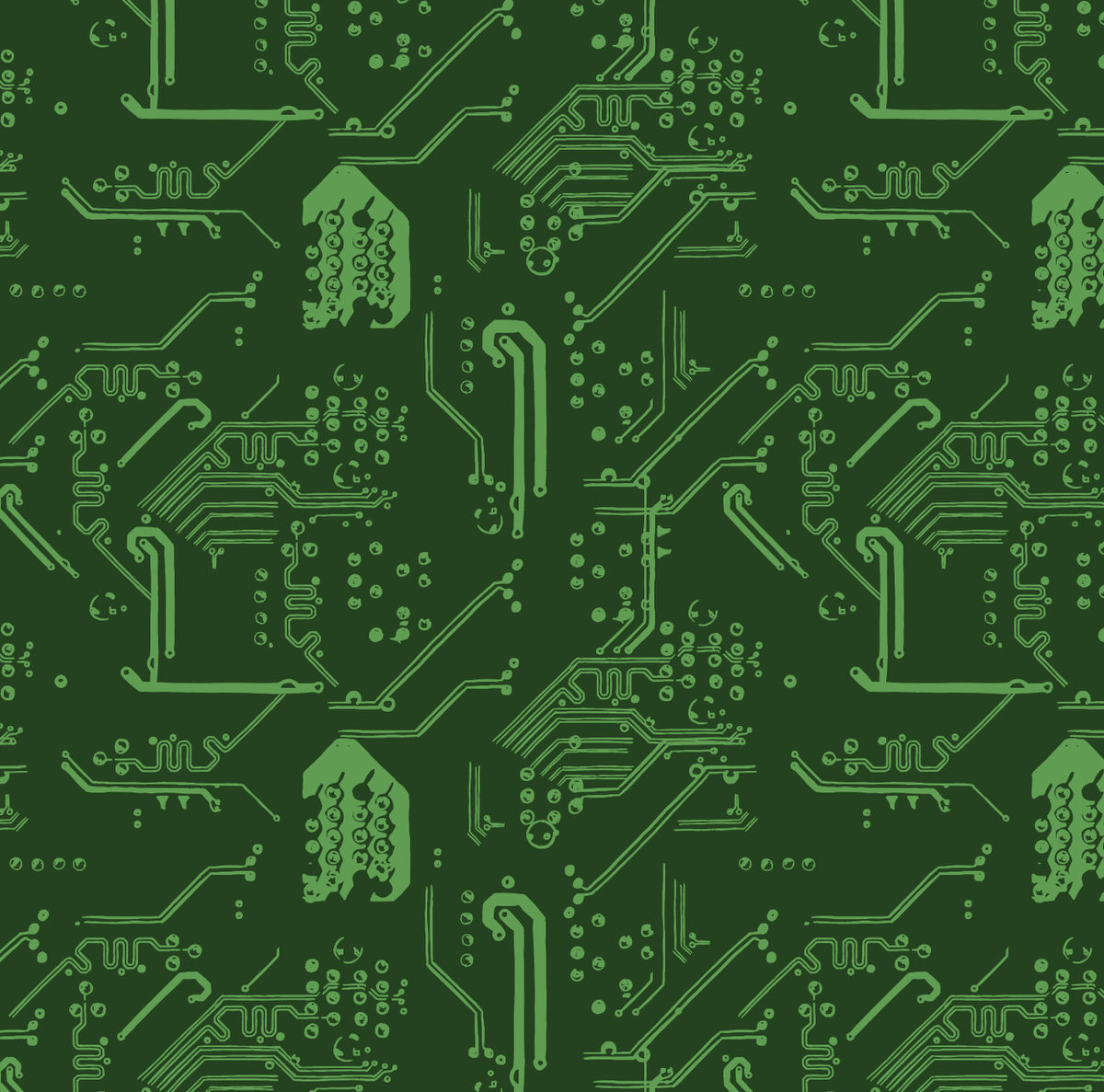 Motherboard Dark Green