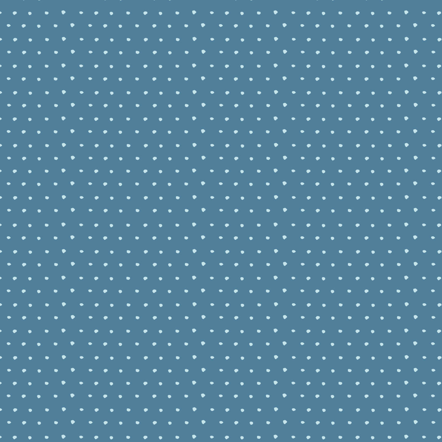 polka dot cream on grey-blue 5x5