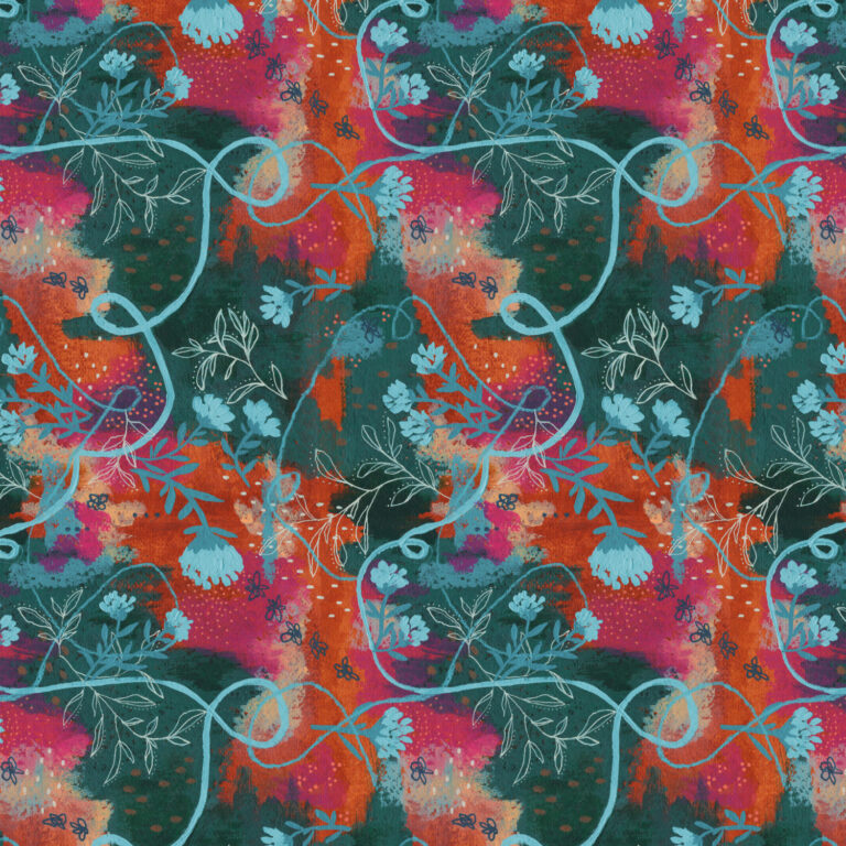 Abstract Copa Floral Hero 5x5