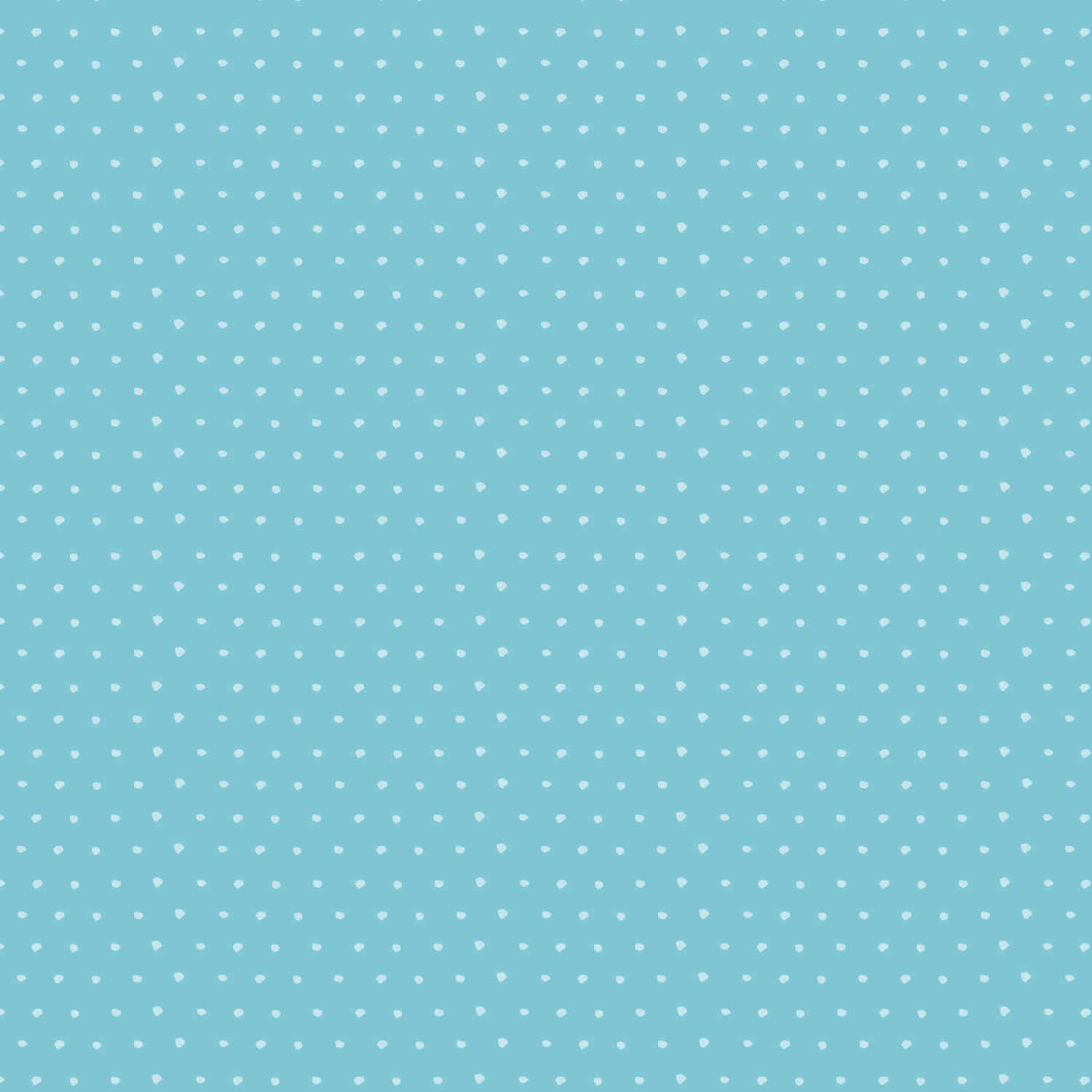 polka dot cream on light blue 5x5