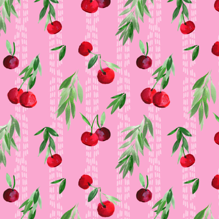 Prairie Cherry main hero with cherries and greenery