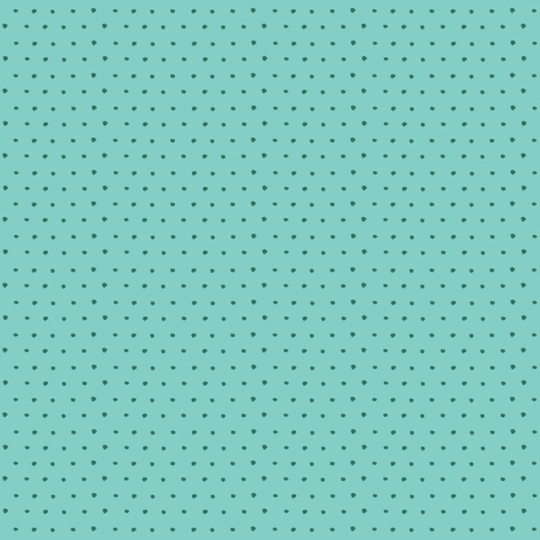 polka dot dark on seafoam green-blue 5x5