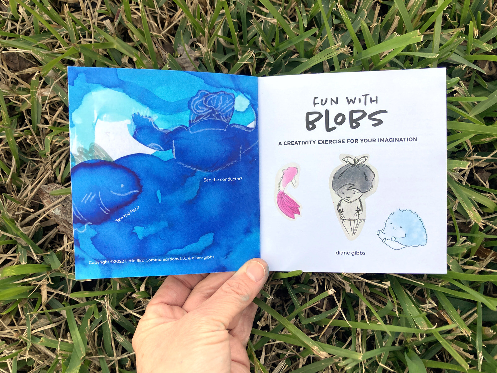 Blob book Volume 1 inside front spread