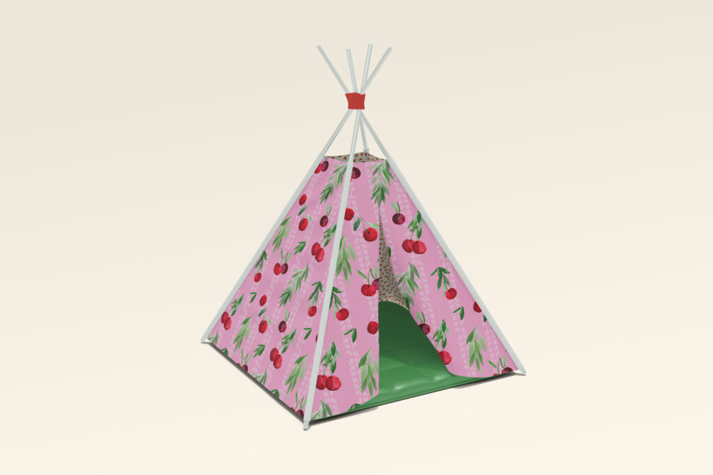 Prairie Cherry Tee-Pee mock up