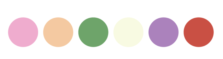 prairie cherry color palette