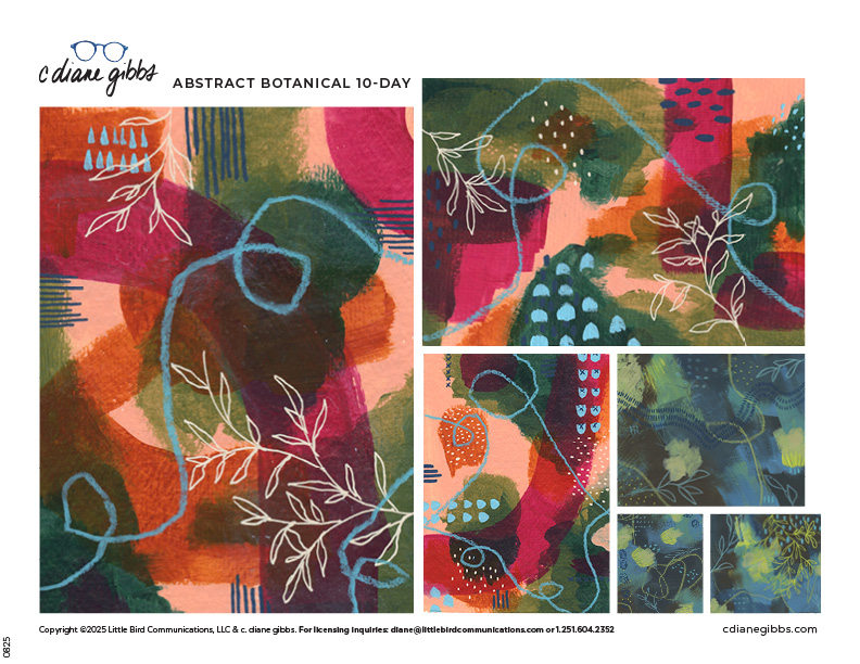 Abstract Botanical 10-day Challenge 25 sell sheet