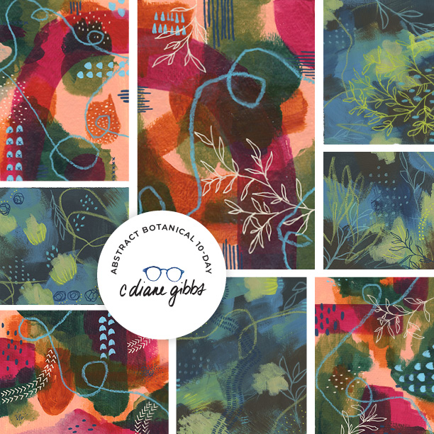 Abstract Botanical 10-day Challenge 25 cvr image
